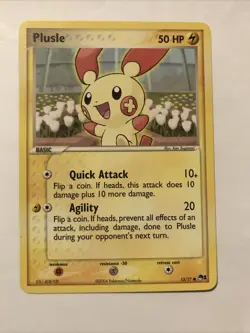Plusle - 13/17 - Common Pokemon POP Series 1 Promo Card - Image 1