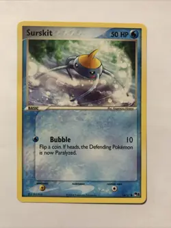 Surskit 14/17 Common Pokemon POP Series 1 Card - Image 1