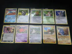 Pokemon 10 Card Lot 2006-2007 - MP-LP L6 - Image 1