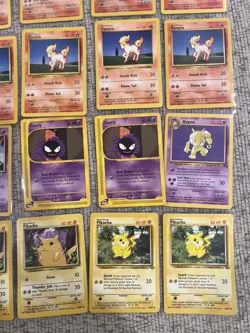 Pokemon TCG Base Set 1999 Card Lot - Vulpix, Arcanine, Growlithe, Ponyta, Abra - Image 2