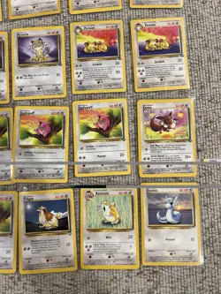 Pokemon TCG Jungle 24 Card Lot - Farfetch'd, Persian, Meowth, Jigglypuff - Image 2