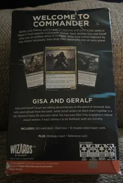 MtG: Starter Commander Deck - Grave Danger NEW DAMAGED BOX - Image 3
