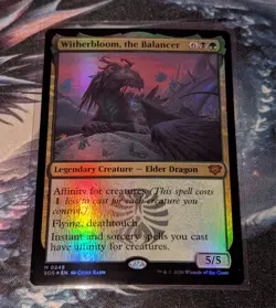 M.T.G. Secrets of Strixhaven Witherbloom, the Balancer Foil Near Mint - Image 1