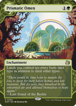 Prismatic Omen - Wilds of Eldraine: Enchanting Tales (WOT) - Image 1