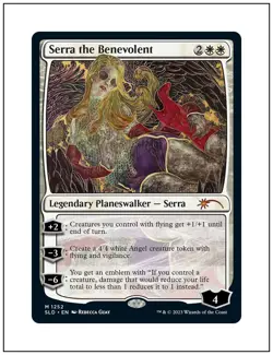 1x Serra the Benevolent, Secret Lair 1252, Magic the Gathering, MTG NM - Image 1