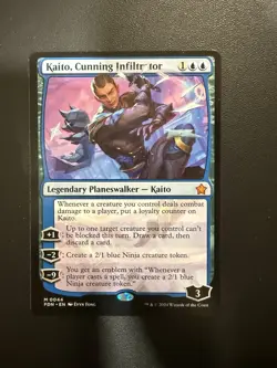 1 x Kaito, Cunning Infiltrator - Magic: The Gathering Foundations 0044 - LP - Image 1