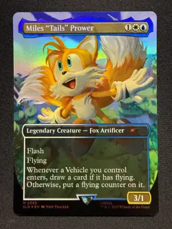 Miles "Tails" Prower - Foil - NM - Sonic Secret Lair MtG - Image 1
