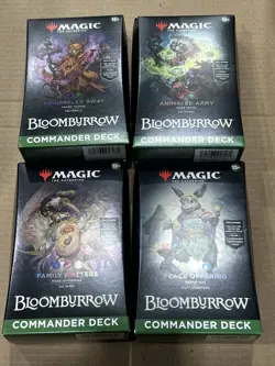 Bloomburrow Commander Deck Display Magic the Gathering Set Of 4 - Image 1