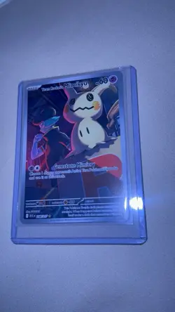 Pokemon Team Rocket's Mimikyu Full Art Holo Rare ASC 238/217 Psychic 60 HP - Image 3
