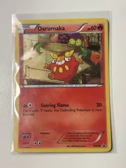 Pokemon TCG Black & White Black Star Promo Darumaka BW18 2012 Near Mint - Image 1