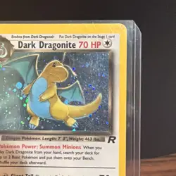 Pokemon Dark Dragonite 5/82 Holo Rare Team Rocket Card NM - Image 4