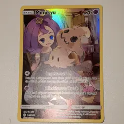 Pokemon Mimikyu Secret Rare 245/236 Sm-Cosmic Eclipse Holo 70 HP Card - Image 1