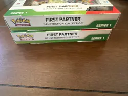 Pokemon TCG First Partner Illustration Collection Series 1 Box Lot of 2 - Image 2