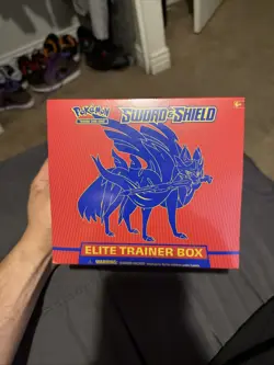 Pokemon TCG Zacian Sword and Shield ETB Elite Trainer Box New Factory Sealed - Image 1