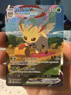 Pokemon TCG Leafeon VMAX Alternate Art 205/203 Evolving Skies - Image 2