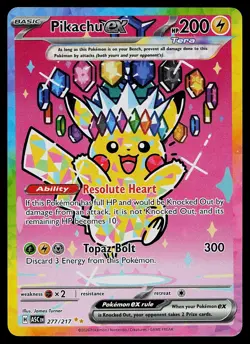 Pokemon Card - Pikachu ex Ascended Heroes 277/217 SIR Special Illustration Rare - Image 1