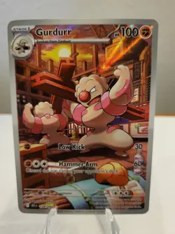 Pokemon Gurdurr 126/086 Illustration Rare Black Bolt - Image 1