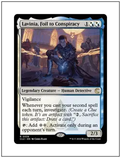1x Lavinia, Foil to Conspiracy, Ravnica Clue Edition, Magic MTG NM - Image 1