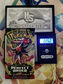 VERY HEAVY! 🔥22.60g Pokemon TCG Perfect Order Booster Pack Factory Sealed ✅ - Image 1