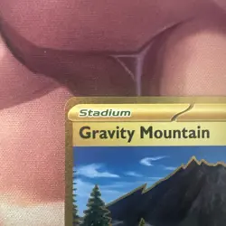 Gravity Mountain 250/191 Surging Sparks Holo Gold Hyper Rare Pokemon TCG - Image 2