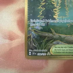Gravity Mountain 250/191 Surging Sparks Holo Gold Hyper Rare Pokemon TCG - Image 4
