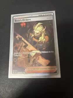 Pokemon TCG Boss's Orders Trainer Special Illustration Rare 265/193 NM - Image 1