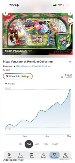 Pokemon Mega Venusaur EX Premium Collection Sealed Box - Image 1