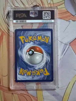 2025 Pokemon Destined Rivals Team Rocket's Meowth Full Art PSA 10 203/182 - Image 2