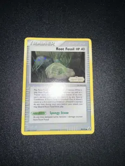 Pokemon TCG Root Fossil 80/92 Legend Maker Reverse Holo Stamped NM - Image 1