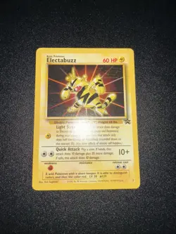 Pokemon TCG Electabuzz 2 (Movie Promo) Black Star Promo WOTC MP - Image 1