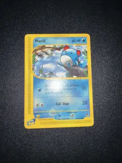Pokemon TCG Marill 120/165 Expedition Base Common LP - Image 1