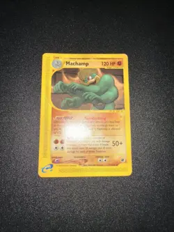 Pokemon TCG Machamp 51/165 Expedition Base Non Holo Rare HP - Image 1