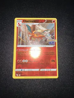 Pokemon TCG Charizard 010/078 Pokemon GO Reverse Holo Rare NM/LP - Image 1