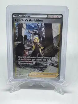 Pokemon Cynthia's Ambition Ultra Rare GG60/GG70 Crown Zenith Galarian Gallery H… - Image 1