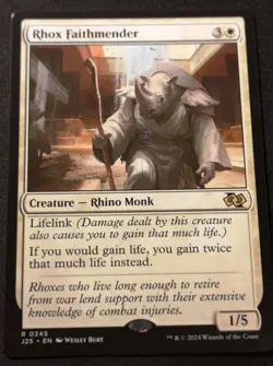 Rhox Faithmender - J25 - MTG - EN - NM - 0245 - Image 1