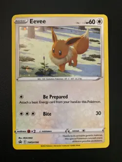 POKEMON TCG EEVEE SWSH190 SWORD AND SHIELD PROMO!! - Image 1