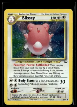 2001 Neo - Revelation Holo Blissey Stage 1/Rare Holo #2 - Image 1