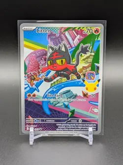 LITTEN 044 - Holo Pokemon ME: Mega Evolution Promo P NM - - Image 1