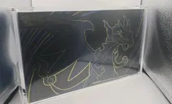 Mega Charizard X EX UPC Acrylic Display Case – Magnetic Pokemon TCG Protector - Image 2