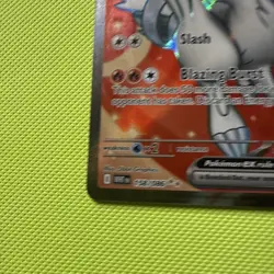 Reshiram ex Full Art Ultra Rare 158/086 White Flare Pokemon TCG - Image 4