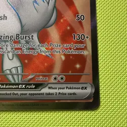 Reshiram ex Full Art Ultra Rare 158/086 White Flare Pokemon TCG - Image 5