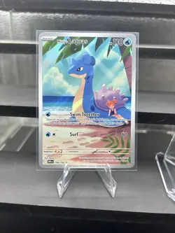 Pokemon TCG: Misty's Lapras IR Illustration Rare SV10: Destined Rivals 194/182 - Image 1