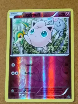 Jigglypuff 65/124 Common Fates Collide Pokemon Reverse Holo Lightly Played - Image 1