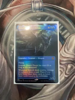 MTG Adventures In Forgotten Realms #290 Iymrith, Desert Doom Borderless Foil NM - Image 2