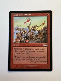 Last-Ditch Effort - MTG Urza's Legacy - LP - Image 1