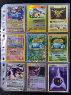 Lot of 90 ALL HOLO Vintage Pokemon Card Binder Collection - Image 2
