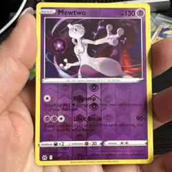 Pokemon Cards Mewtwo 059/159 Reverse Holo Crown Zenith NM/M - Image 1
