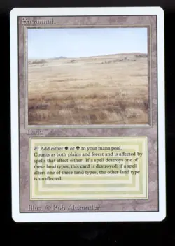 Magic MTG 3rd Edition Revised Savannah LIGHTLY PLAYED LP *075 - Image 1