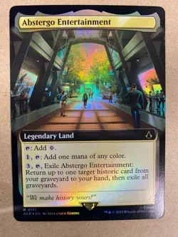 MTG 1x FOIL EXTENDED ART Abstergo Entertainment 171 Assassin's Creed Magic x1 NM - Image 1