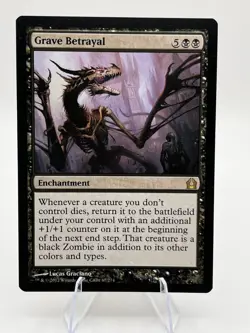 Grave Betrayal - Return to Ravnica - MTG Magic the Gathering - Lightly Played LP - Image 1